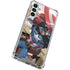 Marvel Captain America Epic Shield Break Galaxy A15 5G Clear Case